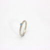 Anillo de plata y piedra topacio azul Ali