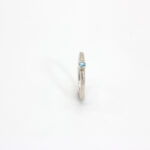 Anillo de plata y piedra topacio azul Ali - Imagen 3