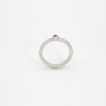 Anillo de plata y piedra Rubí Ali - Imagen 2
