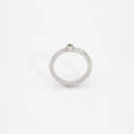 Anillo de plata y piedra esmeralda Ali - Imagen 2