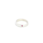 Anillo de plata y piedra Rubí - Imagen 4