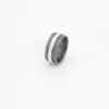 Anillo plata oxidada con aro